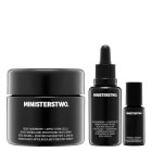 Ministerstwo Dobrego Mydła Róża-Malina Beauty Set ZESTAW Serum pod oczy i na okolice ust 15 ml + Odżywcze serum do twarzy 30 ml + Wygładzający krem do twarzy 50 ml