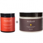 Mokosh Orange Cinnamon Body Care ZESTAW Brązujący balsam do ciała i twarzy 180 ml + Sól do kąpieli 600 g