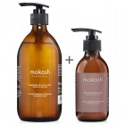 Mokosh Moisturising Body Wash + Moisturising Body Lotion ZESTAW Żel do mycia ciała drzewo sandałowe z bursztynem 500 g + Nawilżający lotion do ciała drzewo sandałowe z bursztynem 200ml