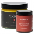 Mokosh Pomarańcza i Cynamon ZESTAW Peeling solny do ciała, Pomarańcza z cynamonem 300 g + Brązujący balsam do ciała i twarzy, Pomarańcza z cynamonem 180 ml