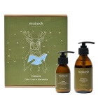 Mokosh Profesorek – Ciało i Umysł w Równowadze ZESTAW Łagodzący krem po goleniu - zielona kawa z tabaką 90 ml + Nawilżający żel do mycia ciała i dłoni - zielona kawa z tabaką 200 ml