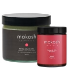 Mokosh Raspberry Body Care ZESTAW Peeling do ciała - Malina 250 ml + Balsam do ciała - Malina 180 ml