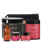 Mokosh Raspberry Total Care Set ZESTAW Balsam do ciała 180 ml + Peeling do ciała 250 ml + Balsam do ust 15 ml + Peeling do ust 15 ml + Olej z pestek Malin 100 ml