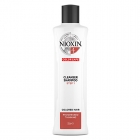 Nioxin Cleanser System 4 Szampon oczyszczający przeciw wypadaniu (włosy farbowane, cienkie, widocznie przerzedzone) 300 ml