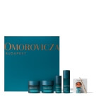 Omorovicza Blue Diamond Quartet ZESTAW Przeciwzmarszczkowe serum 30 ml + Ujędrniający krem ​​do twarzy 50 ml + Rozjaśniający peeling 50 ml + Krem pod oczy 15 ml
