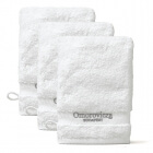Omorovicza Cleansing Face Mitt Trio ZESTAW Rękawica oczyszczająca (kolor biały) 3 szt
