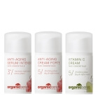 Organic Series Lift And Glow Set ZESTAW Liftingujące serum peptydowe 15 ml + Liftingujący krem peptydowy 15 ml + Krem z witaminą C 15 ml