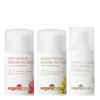 Organic Series Lifting And Firming ZESTAW Liftingujące serum peptydowe 15 ml + Serum rozjaśniające 15 ml + Krem hydrolipidowy 15 ml