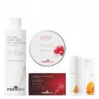 Organic Series Optimal Clean ZESTAW Żel do mycia twarzy 50 ml + Złuszczający tonik z 10% kwasem mlekowym 200 ml + Maska algowa żurawinowa 200 ml