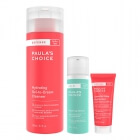 Paulas Choice Beauty Care ZESTAW Krem dodający blasku z ochroną SPF 30 15 ml + Jedwabisty żel oczyszczający do skóry zmęczonej 198 ml + Serum naprawcze z ceramidami i