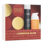 Paulas Choice Luminous Glow Holiday Box ZESTAW Płyn złuszczający z 2% kwasem salicylowym 118 ml + Mocno nawilżający krem do twarzy z 5% witaminą C 50 ml