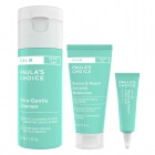 Paulas Choice New Calm Sensitive Travel Set ZESTAW Bardzo delikatny żel myjący 30 ml + Krem nawilżający na noc do skóry suchej 15 ml + Serum naprawcze z ceramidami i beta glucan 5 ml