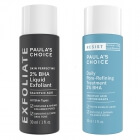 Paulas Choice Skin Perfecting 2% BHA Liquid + Resist Daily Pore Refining 2% BHA ZESTAW Płyn złuszczający z 2% kwasem salicylowym 30 ml + Kuracja normalizująca, zwężająca pory na dzień 30 ml