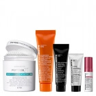 Peter Thomas Roth Reset and Reveal ZESTAW Czarna maseczka 14 ml + Enzymatyczna maseczka 30 ml + Płatki złuszczające 60 szt. + Serum do twarzy 5 ml + Krem odżywczy 7,5 ml