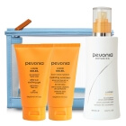 Pevonia Summer Care ZESTAW Żel łagodzący po opalaniu 150 ml + Mgiełka aromatyczna 200 ml + Przeciwsłoneczny krem do ciała UVA/UVB + kosmetyczka 1 szt