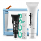pHformula EXFO Cleanse + C.C. Cream SPF 30+ Light Medium ZESTAW Emulsja oczyszczająca 100 ml + Krem barwiony ochronny z witaminą C 50 ml + Kosmetyczka 1 szt