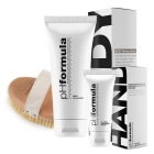 pHformula Hand + BODY + Szczotka do Masażu Ciała Topestetic ZESTAW Intensywny krem do pielęgnacji dłoni 50 ml + Balsam nawilżający 200 ml + Szczotka z dębu i włókna agawy 1 szt