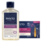 Phyto Anti-Hair Loss For Woman Set ZESTAW Rewitalizujący szampon dla kobiet 250 ml + Kuracja przeciw okresowemu wypadaniu włosów dla kobiet 12x 5 ml