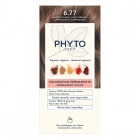 Phyto PhytoColor Farba do włosów - jasne brązowe capuccino (6.77 Marron Clair Cappuccino) 50+50+12