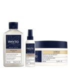 Phyto Repairing Set ZESTAW Szampon odbudowujący 250 ml + Regenerująca maska 200 ml + Spray termoochronny 150 ml