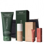 Polemika Matcha Cleanser + Matcha Care Pro + Matcha Color Daily ZESTAW Masło 100 ml + Maska do ust 12 ml + Krem BB 3.0 30 ml + Kosmetyczka 1 szt