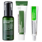 Purito Centella Green Level Set ZESTAW Serum do twarzy 60 ml + Krem do twarzy 50 ml + Krem pod oczy 30 ml