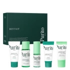 Purito Seoul PURITO Seoul Best Kit ZESTAW Żel do mycia twarzy 30 ml + Toner 30 ml + Serum 15 ml + Regenerujący krem 15 ml + Krem przeciwsłoneczny 15 ml