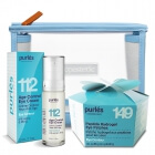 Purles Age Control Eye Set ZESTAW Płatki peptydowe pod oczy 60 szt + Krem na okolice oczu 30 ml + Kosmetyczka 1 szt