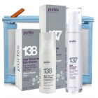 Purles Age Reverse Set ZESTAW Odmładzający krem na okolice oczu 30 ml + Krem naprawczy 50 ml + Kosmetyczka 1 szt