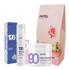 Purles Glow Renewal Pads + HyalurOxy Rich Cream + Opaska Kosmetyczna ZESTAW Płatki do twarzy tonizująco-złuszczające 50 szt + Bogaty krem hyalurOxy 50 ml + Opaska 1 szt