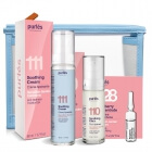 Purles Soothing Set ZESTAW Eliksir 30 ml + Krem 50 ml + Koncentrat malinowy 5 x 2 ml + Kosmetyczka 1 szt