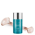 QMS Collagen Day + Roller Gratis ZESTAW Serum kolagenowe na dzień 30 ml + Roller do masażu twarzy z różowego kwarcu 1 szt