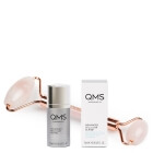 QMS Young Eye + Roller Gratis ZESTAW Odmładzający krem na okolice oka 5 ml + Roller do masażu twarzy z różowego kwarcu 1 szt
