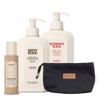 Resibo Mastertouch Body Balm + Summer Soul + Misty Road ZESTAW Rozświetlający balsam 100 ml + Żel pod prysznic 350 ml + Mydło do rąk 350 ml + Kosmetyczka 1 szt