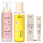 Resibo Oily One + All I Mist + All Water on Me ZESTAW Olejek do demakijażu 100 ml + Mgiełka rozświetlająca 100 ml + Ultranawilżający krem 40 ml