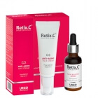 Retix C Glow Booster + Anti - Aging Face Cream ZESTAW Serum 30 ml + Przeciwzmarszczkowy krem z retinolem i witaminą C 48 ml