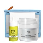 RVB LAB Make Up Pielęgnacja Przeciwstarzeniowo - Regenerująca ZESTAW Silna kuracja przeciwstarzeniowa 30 ml + Bogaty krem z pre-biotykami 50 ml + Kosmetyczka 1 szt