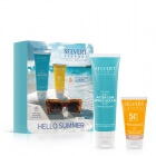 Selvert Thermal Hello Summer ZESTAW Emulsja po opalaniu 150 ml + Żel-krem do twarzy z kolorem i barierą ochronną 50ml + Okulary (wzór panterka) 1 szt