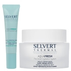 Selvert Thermal Night Eye Mask + Night Cream Mask ZESTAW Chłodząco-nawadniająca maska na noc na oczy 15 ml + Naprawcza maska - krem na noc 50 ml