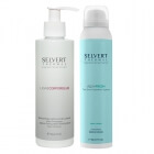 Selvert Thermal Renovating Exfoliating Serum + Aquafresh Spray & Ready ZESTAW Złuszczające serum odnawiające 200 ml + Odświeżająco-nawadniająca pianka do ciała 200 ml