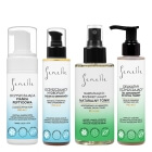 Senelle All Day Rutine Clean Skin ZESTAW Oczyszczająca pianka peptydowa 150 ml + Tonik 150 ml + Olejek do demakijażu 150 ml + Żel do mycia twarzy 150 ml