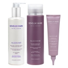 Sensum Mare AlgoHair Set ZESTAW Peelingdo skóry głowy 150 ml + Oczyszczający szampon 250 ml + Emolientowa odżywka-maska 250 ml