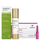 Sesderma Acglicolic Classic Forte + Oval Face & Neck - Factor G ZESTAW Ampułki o silnym działaniu przeciwstarzeniowym 10 x 1,5 ml + Krem na dekolt i szyję 50 ml