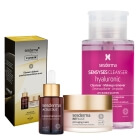 Sesderma Acglicolic Serum + Reti Age Cream + Sensyses Hyaluronic ZESTAW ZESTAW Pielęgnacja Przeciwzmarszczkowa i Odnawiająca na Noc - Serum 30 ml + Krem 50 ml + Płyn oczyszczający, liposomowy 200 ml