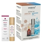Sesderma Azelac RU + Hidraderm TRX Gel Cream + Ferulac Cream - Gel ZESTAW Serum liposomowe 30 ml + Krem-żel 50 ml + Antyoksydacyjny krem - żel do twarzy z kwasem ferulowym 50 ml