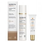 Sesderma Azelac RU Luminous Fluid Cream + C-VIT Eye Contour Cream ZESTAW Emulsja rozświetlająca SPF 50 50 ml + Krem pod oczy 15 ml