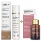 Sesderma Azelac RU Luminous Fluid Cream + Reti Age Serum ZESTAW Emulsja rozświetlająca SPF 50 50 ml + Serum przeciwzmarszczkowe 30 ml