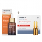 Sesderma C-VIT Liposomal Serum + Seskavel Anti-Hair Loss Ampoules ZESTAW Serum liposomowe 30 ml + Ampułki przeciw wypadaniu włosów 12x8 ml