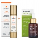 Sesderma C-VIT Radiance + Factor G Rejuvenating Serum ZESTAW Krem rozświetlający 50 ml + Serum z pęcherzykami lipidowymi 30 ml