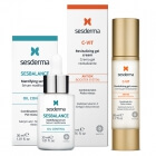 Sesderma C Vit Revitalizing Gel Cream + Mattifying Serum ZESTAW Krem żel 50 ml + Serum matujące, regulujące wydzielanie sebum z retinolem 30 ml